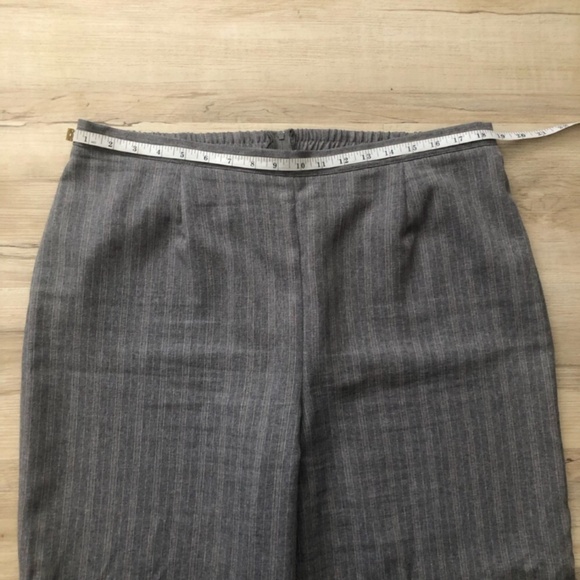 Vintage Women's Gray Straight Leg Pants - Picture 4 of 7